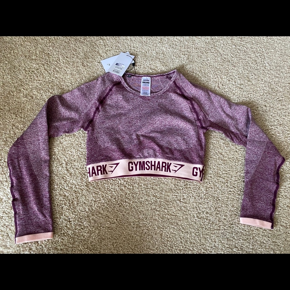 Gymshark long sleeve crop top